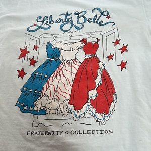 Fraternity Collection blue shirt sleeve tee shirt.  Size small.